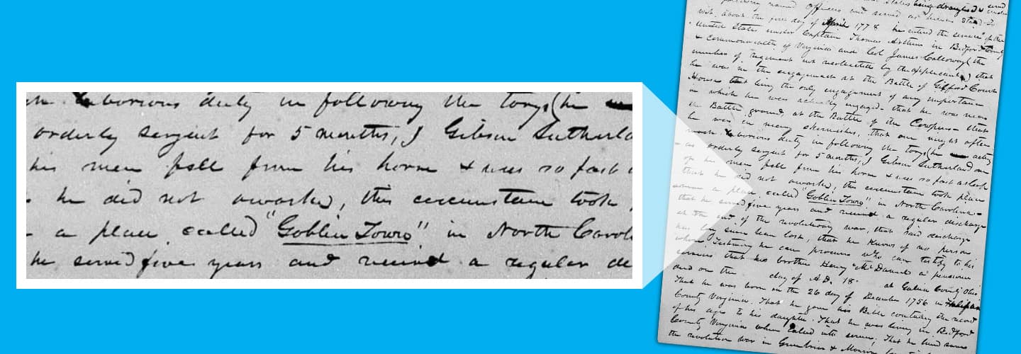 Image of a page of cursive 